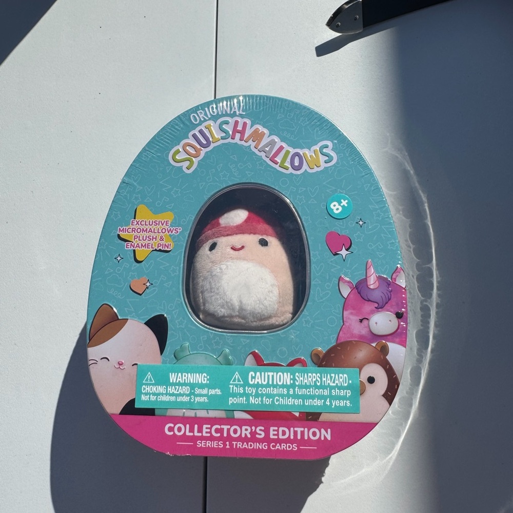 Squishmallows Collector's Edition with Pink and White Plush